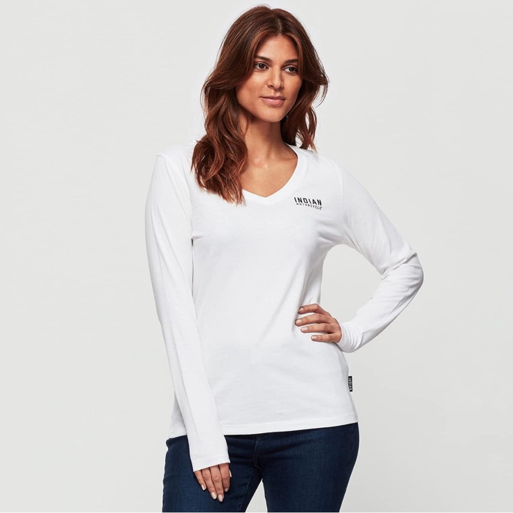 Indian Motorcycle Block Logo Stud Tee - Medium